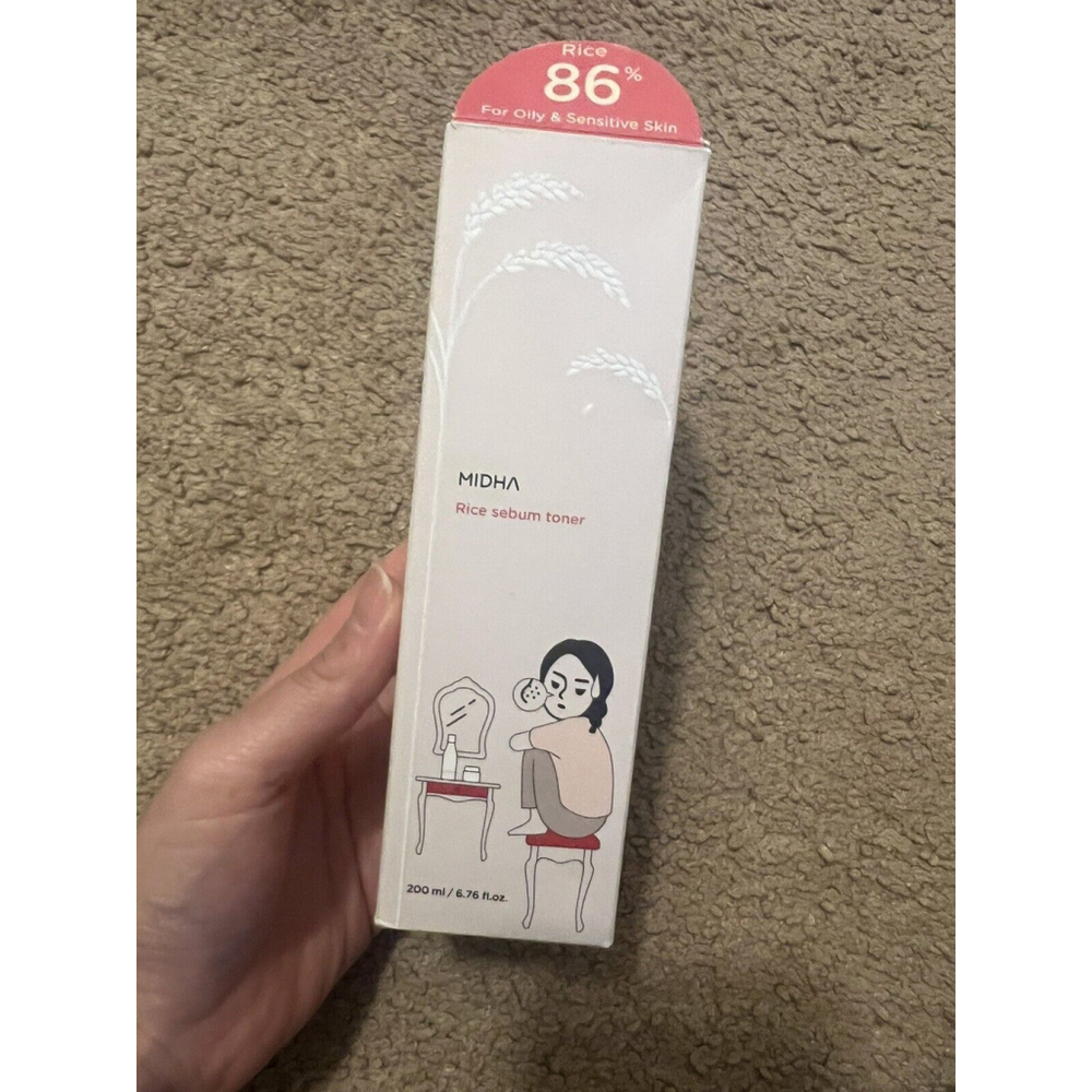 MIDHA Rice To Meet You - Rice Sebum Toner - 200ml / 6.76oz, 80% Rice Oil *New* - Picture 5 of 5
